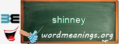 WordMeaning blackboard for shinney